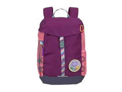 LÄSSIG Big Outdoor Backpack Unique berry/pink