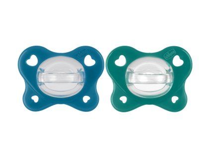 CHICCO Dudlíky PhysioForma® Dual Soft modré 16-36m, 2 ks