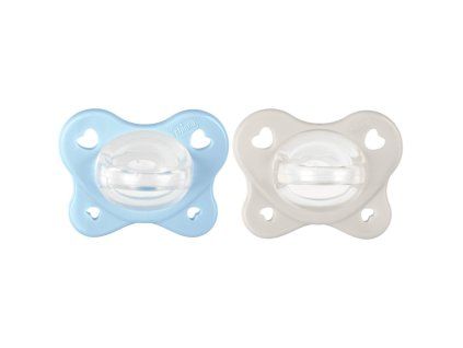 CHICCO Dudlíky PhysioForma® Dual Soft modré 2-6m, 2 ks