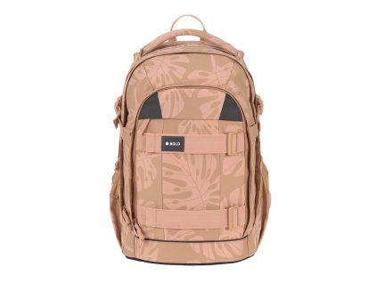 LÄSSIG School Backpack Origin Bold leaves caramel