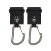 LÄSSIG Casual Stroller Hooks with Carabiner black