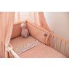 Deka pletená 75x100 cm River Knit Pale Pink