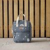 LÄSSIG Mini Square Backpack Happy Prints midnight blue