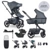 EASYWALKER SET Kočárek 4v1 Harvey⁵ Premium Mineral Grey XXL RWS + CYBEX Aton B2 i-Size