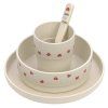 LÄSSIG Dish Set PP/Cellulose Happy Rascals Heart lavender