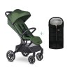 EASYWALKER Kočárek sportovní Jackey2 XL Deep Green + PETITE&MARS fusak Jibot