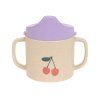 LÄSSIG Sippy Cup PP/Cellulose Happy Fruits 2025 cherry