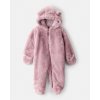 CARTER'S Kombinéza Sherpa na zip pink dívka 6m/vel.68