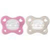 CHICCO Dudlíky PhysioForma® Dual Soft růžové 6-16m, 2 ks