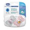 CHICCO Dudlíky Physio Light silikonové růžové 2-6m, 2 ks