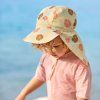 LÄSSIG Sun Protection Flap Hat 2025 flowers vanilla 07-18 mo.