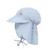 LÄSSIG Sun Protection Flap Hat 2025 sky blue 19-36 mo.