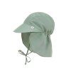 LÄSSIG Sun Protection Flap Hat green 1-3 years size 48/51