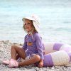 LÄSSIG Sun Protection Flap Hat sea salt 07-12 mo. size 45/47