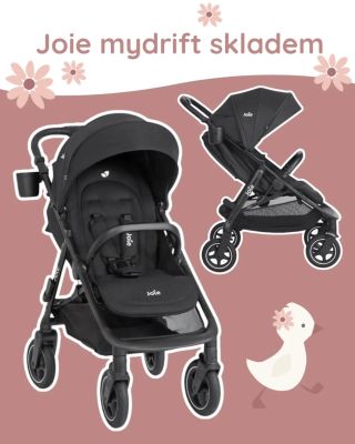 🖤 Joie Mydrift je tady! Otočná 360 ° kola, plynulá jízda a komfortní polohování pro vaše nejmenší – to vše najdete u...