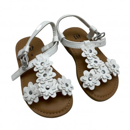 GAP květované bílé sandálky