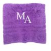 Personalisiertes Hand/Badetuch mit Monogramm Schön gestickter aus 100% Baumwolle