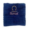 Handtuch mit Namen und Sternzeichen aus 100% Baumwolle