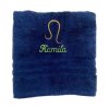 Handtuch mit Namen und Sternzeichen aus 100% Baumwolle