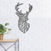 Hölzerne Wanddekoration Hirschkopf nach rechts 50cm