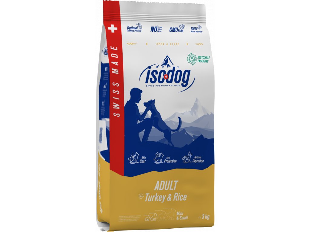 Iso-dog ADULT Turkey & Rice Mini & Small Breeds 20 kg