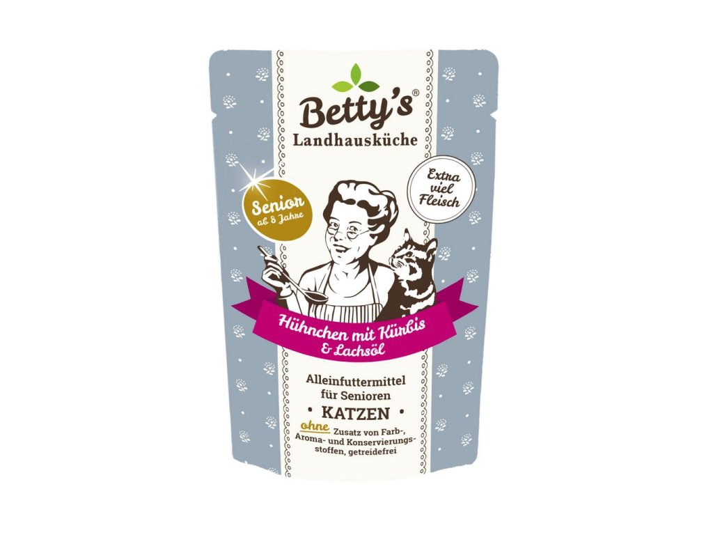 kočka senior kuře s dýní