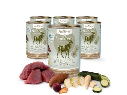 Nassfutter WildForest – Wild mit Zucchini 1