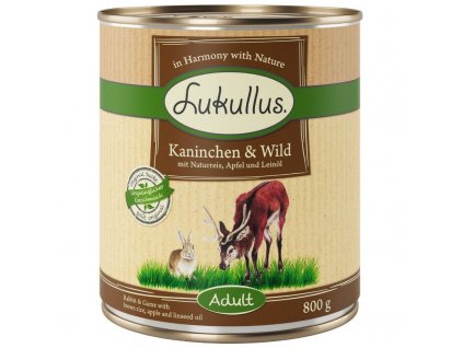 28057 pla lukullus kaninchen wild 6 x 800 g 1