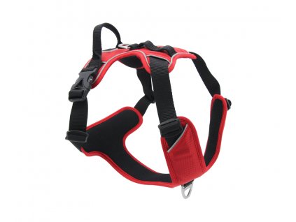 Jack and Vanilla - Expedition Harness postroj, červený, L