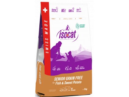 Iso-cat SENIOR GRAIN FREE Fish & Potato