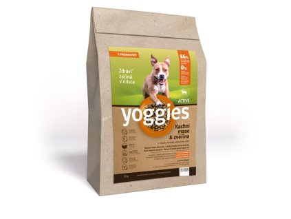 2kg yoggies active kachni masozverina granule lisovane za studena s probiotiky