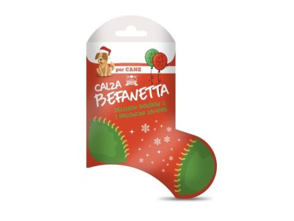 Calza Befanetta CANE ponožka mery chrismas