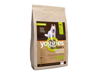 2667 5kg yoggies barf priloha k syrovemu masu granule lisovane za studena s probiotiky bílý vlčák 5kg