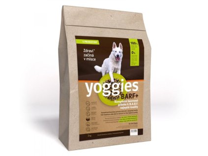 2kg barf priloha k syrovemu masu lisovana za studena s probiotiky yoggies bílý vlčák