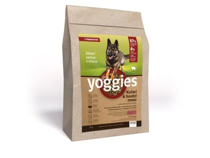 3118 2kg yoggies kurecihovezi maso granule lisovane za studena s probiotiky