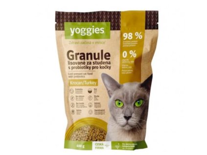 yogies granule pro kočky krocan