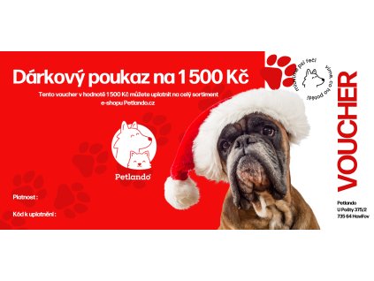 Dárkový poukaz 1 500
