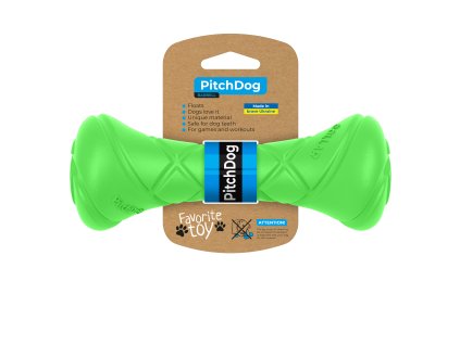 Výcviková činka - PitchDog 18 cm zelená