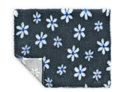 C Daisy Charcoal & Navy Blue