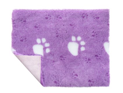 C Purple with White Large Paw