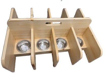 Kolektivní sada misek pro 8 štěňat