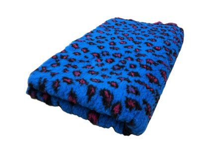 VetBed modrá leopardí