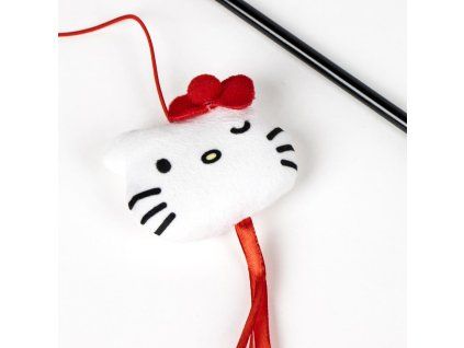 Hračka pro kočky prut Hello Kitty