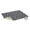 Petlife Graphic Assets Vetbed Non Slip Comfort Grey with Black Paws