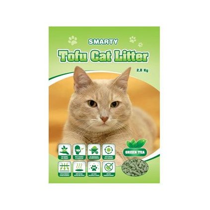 11081 podestylka smarty tofu cat litter green tea 6l