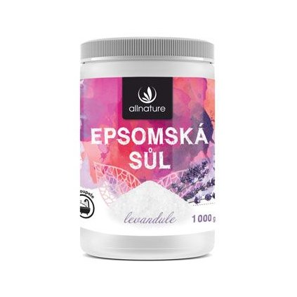 Allnature Epsomská sul Levandule 1000g