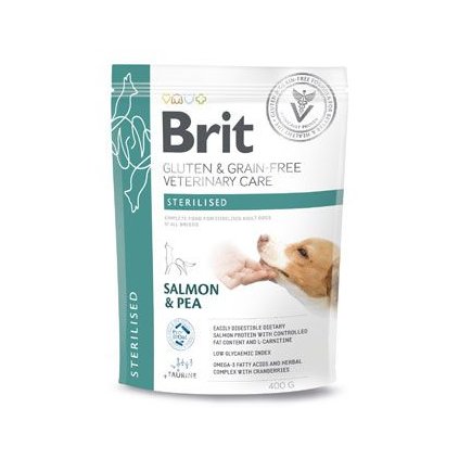 Brit Veterinární diety Dog GF Care Sterilised 400g