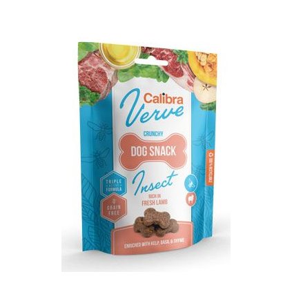 Calibra Dog Verve Crunchy Snack Insect&Fresh Lamb 150g