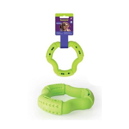 Hracka pes Aroma Triangle pamlskovník, zelený 14,5cm