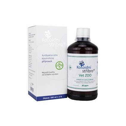 Koloidní stríbro 0,5l koncentrace 30ppm